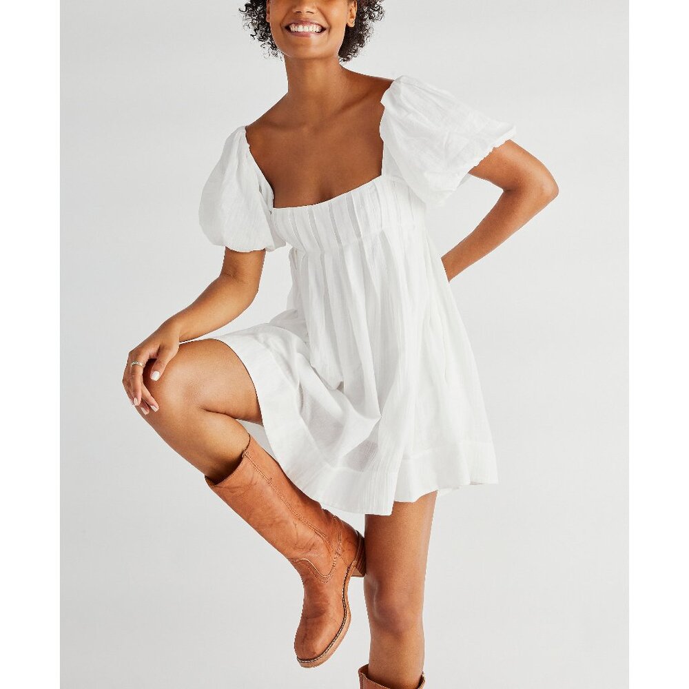 Free People White Mini Dress